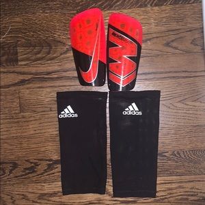 shin guards and sleeves